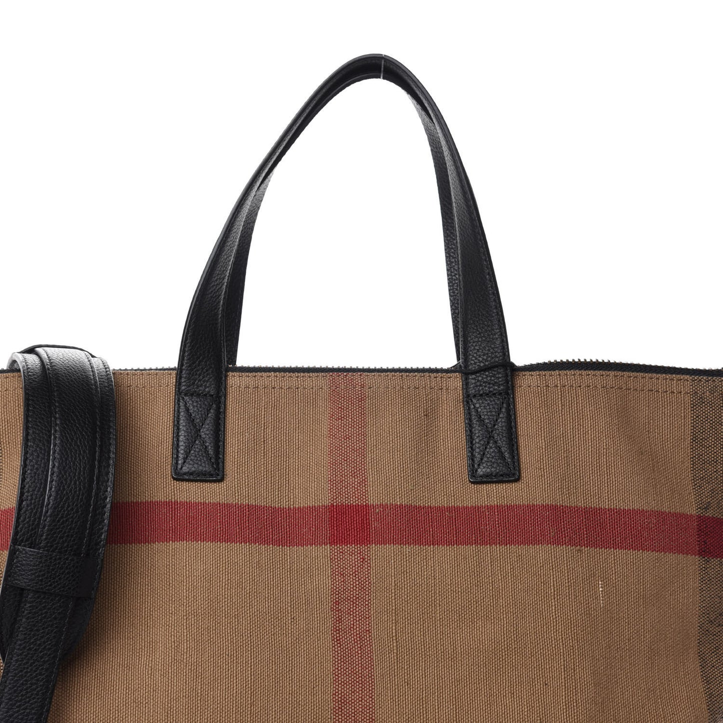 Canvas Check Armley Folding Messenger Black