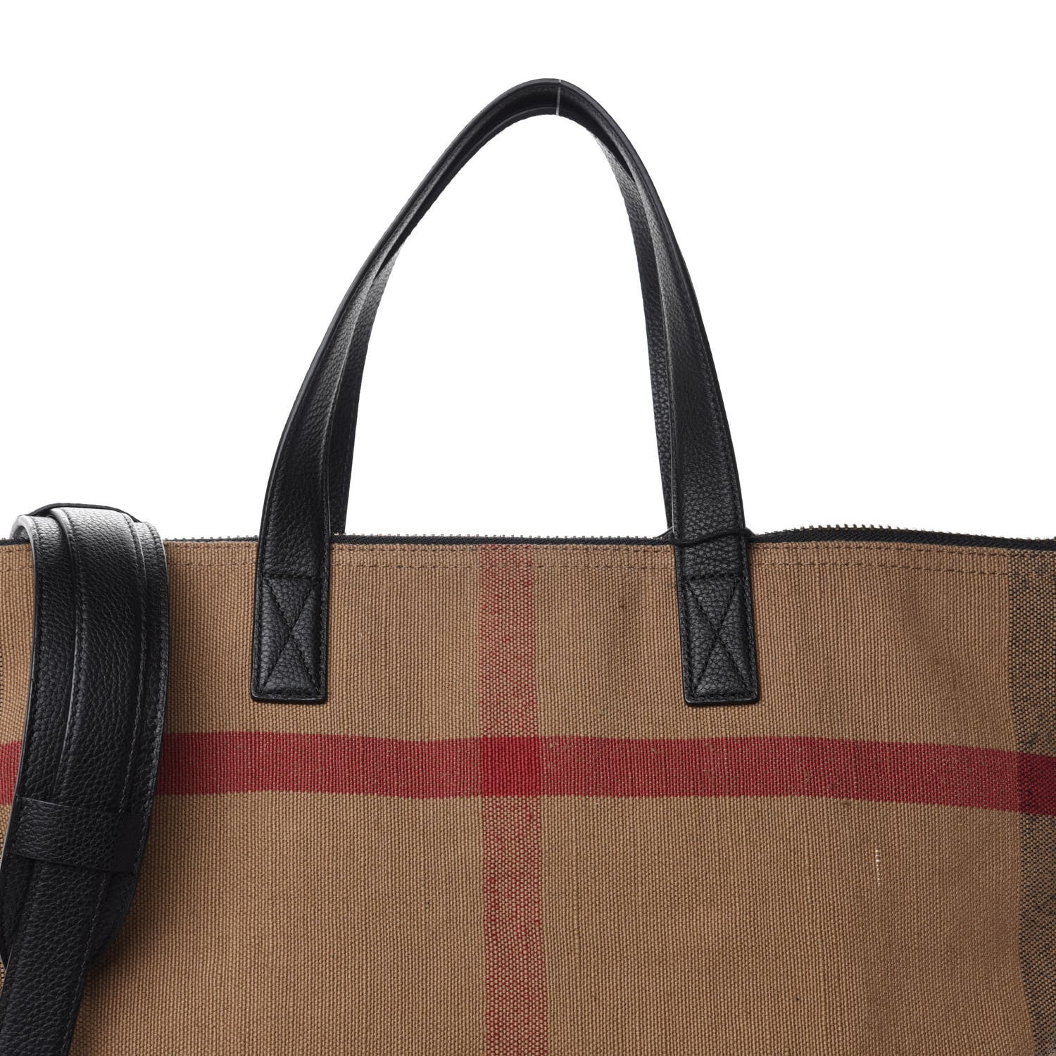 Burberry Canvas Check Armley Folding Messenger Black 12 of 12
