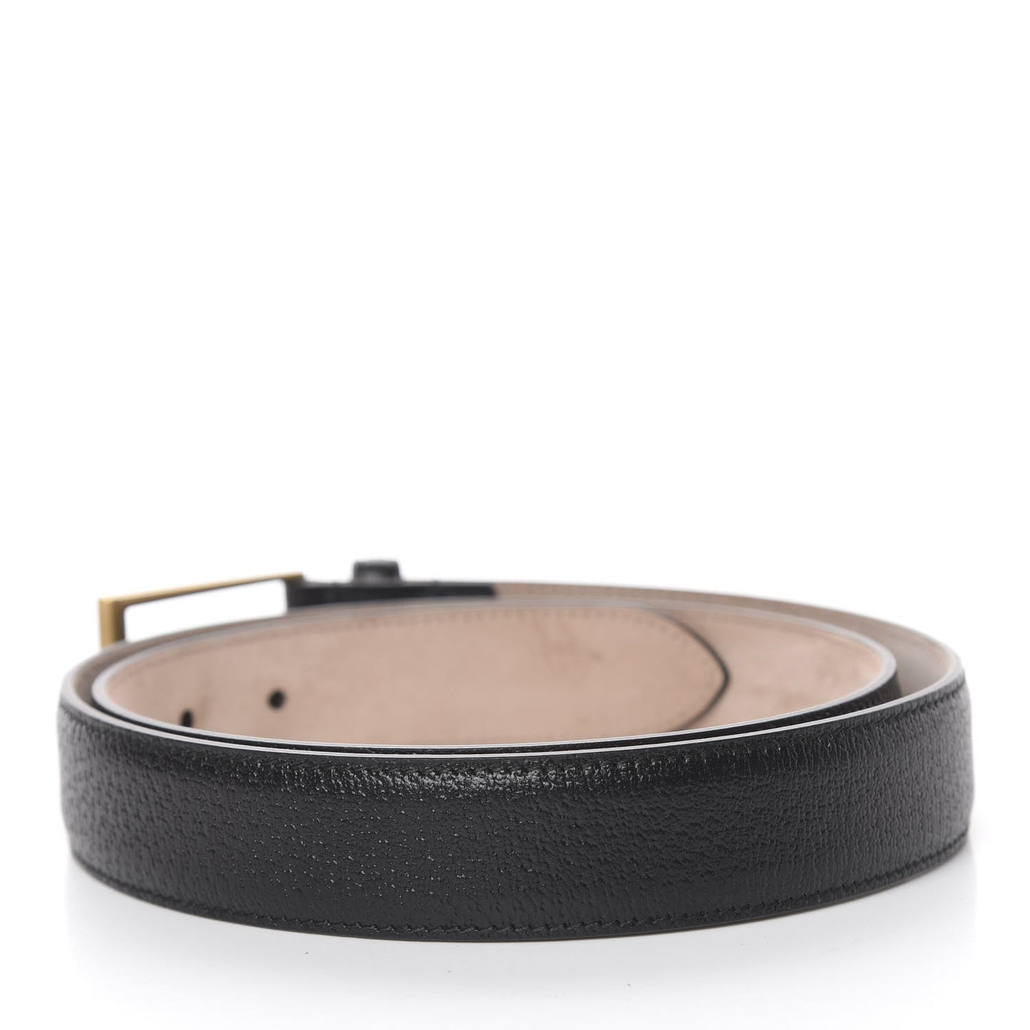 Textured Dollar Calfskin 30mm Belt 95 38 Black