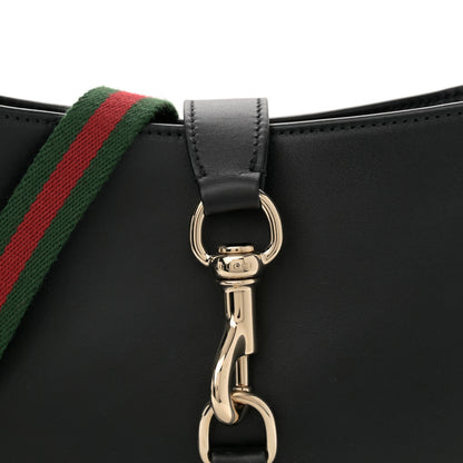 Gucci Calfskin Small Jackie Shoulder Bag Black 8 of 11