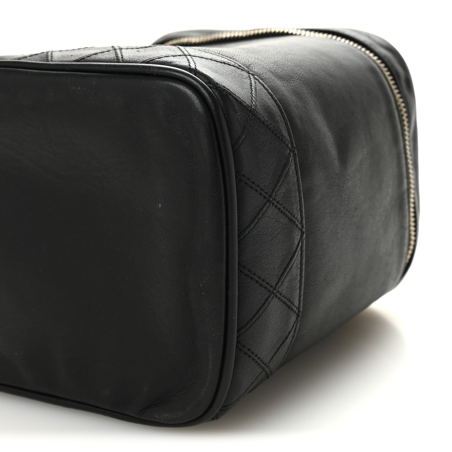 Chanel Calfskin Vanity Cosmetic Bag Black 11 of 11