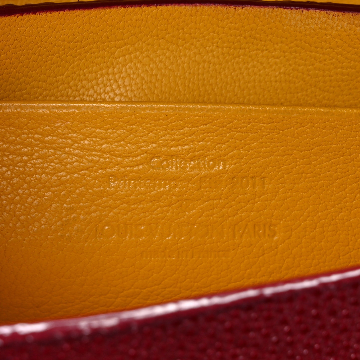 Galuchat Maestria Clutch Fuchsia