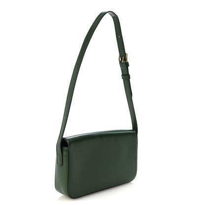 Celine Shiny Calfskin Triomphe Shoulder Bag Forest 3 of 11