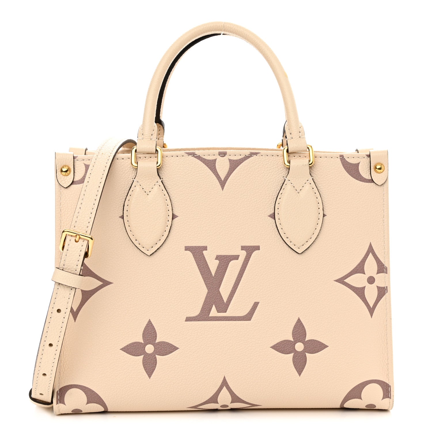 Louis Vuitton Empreinte Monogram Giant Onthego PM Creme Bois De Rose 1 of 12