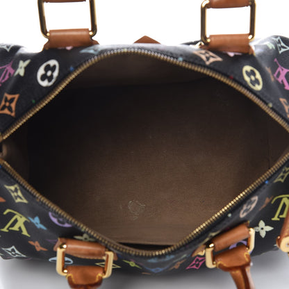 Louis Vuitton Monogram Multicolor Speedy 30 Black 5 of 18