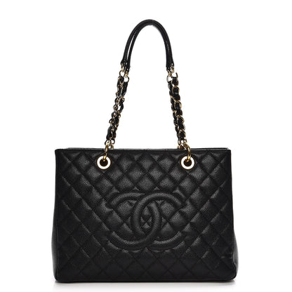 Chanel Caviar Quilted Grand Shopping Tote GST Black 1 of 11
