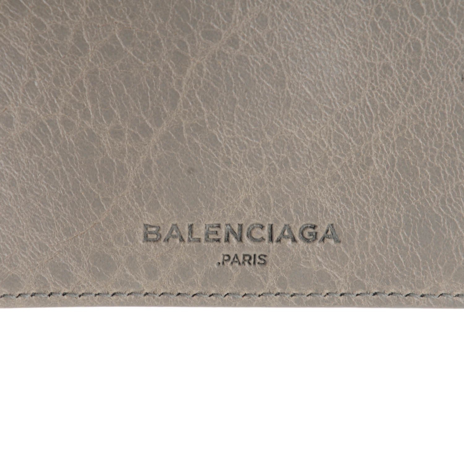 Balenciaga Agneau Classic Hardware Card Case Gris Pyrite 5 of 7