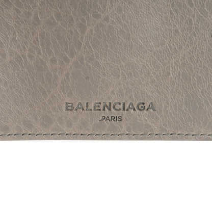 Balenciaga Agneau Classic Hardware Card Case Gris Pyrite 5 of 7