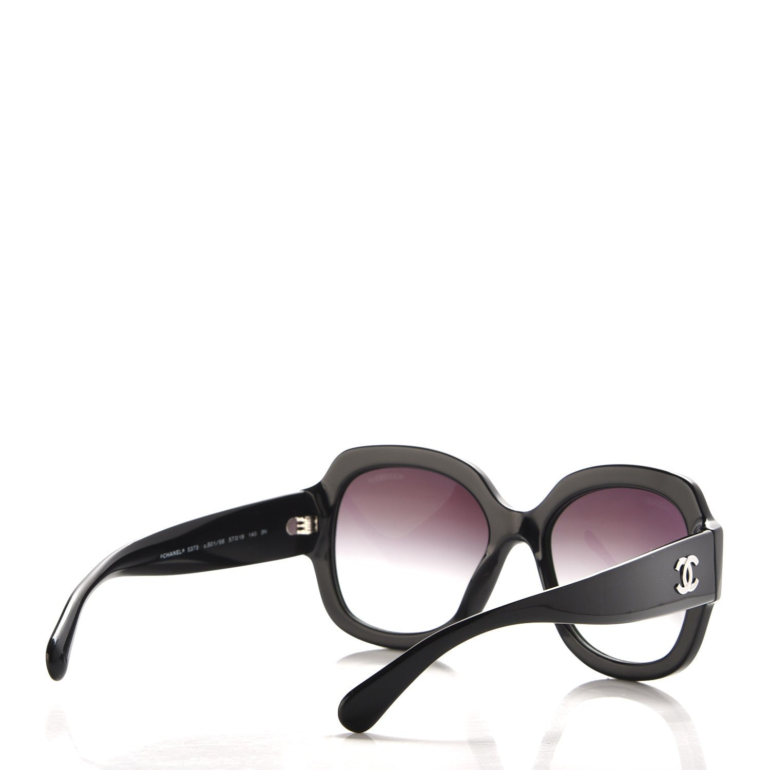 Chanel CC Sunglasses 5373 Black 4 of 8