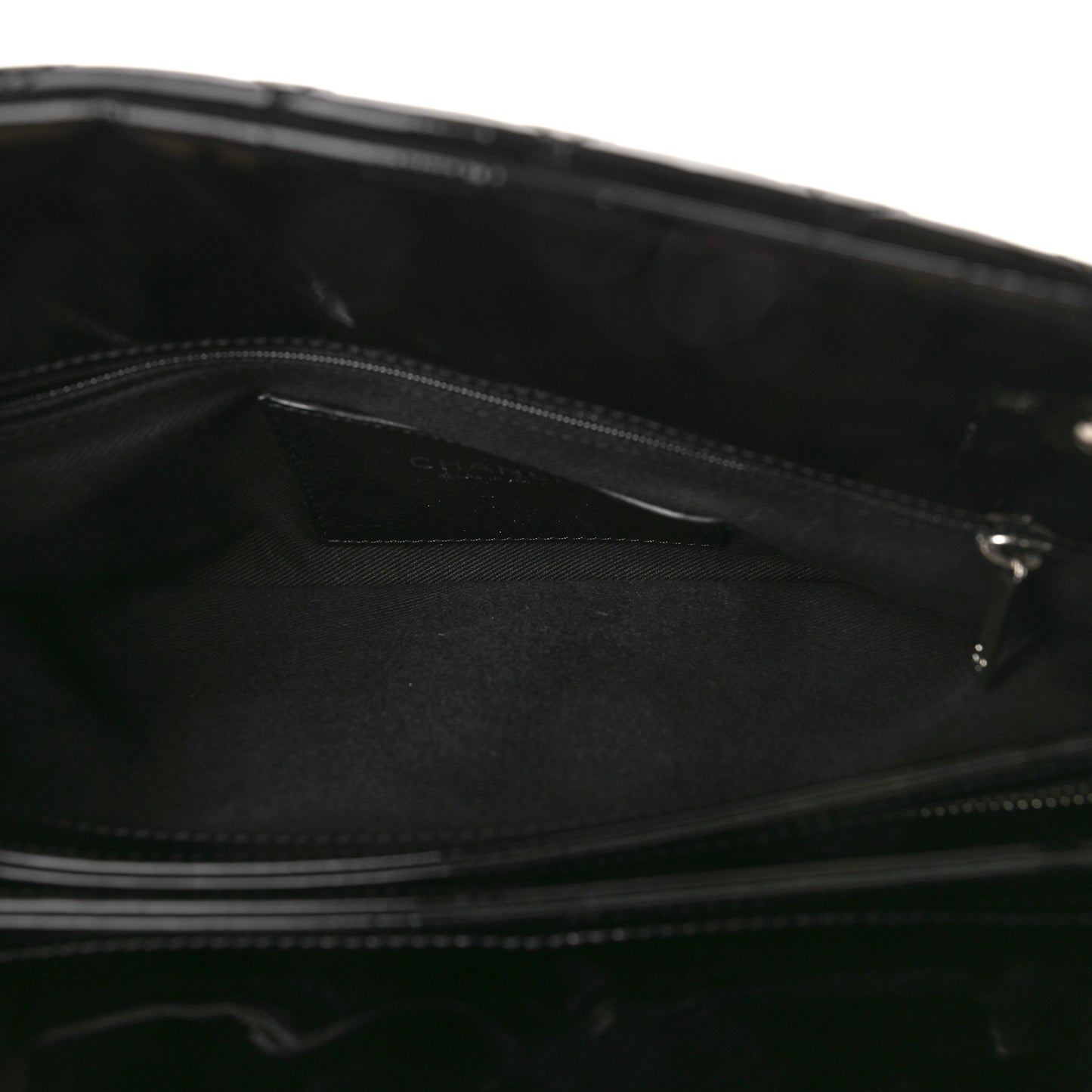 Patent Quilted Medium Just Mademoiselle Black