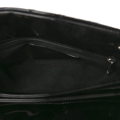 Chanel Patent Quilted Medium Just Mademoiselle Black 5 of 11