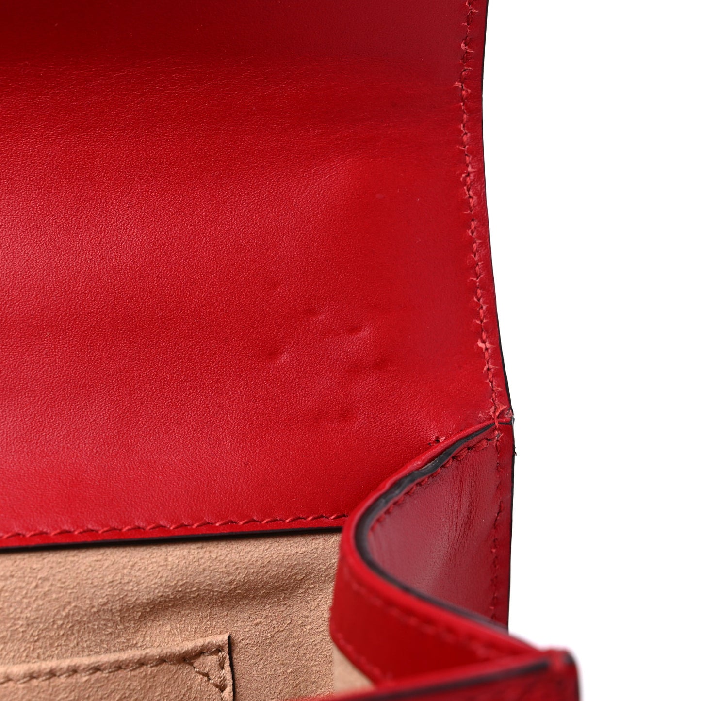Guccissima Small Padlock Shoulder Bag Hibiscus Red