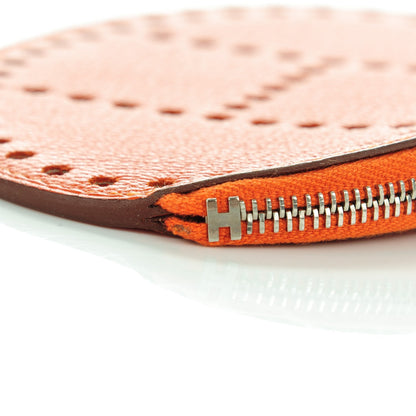 Hermes Chevre Mysore Evelyne Coin Purse Feu 6 of 7