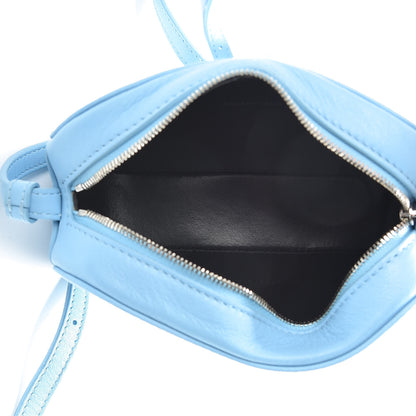 Balenciaga Calfskin XS Everyday Camera Bag Baby Blue Black 5 of 12