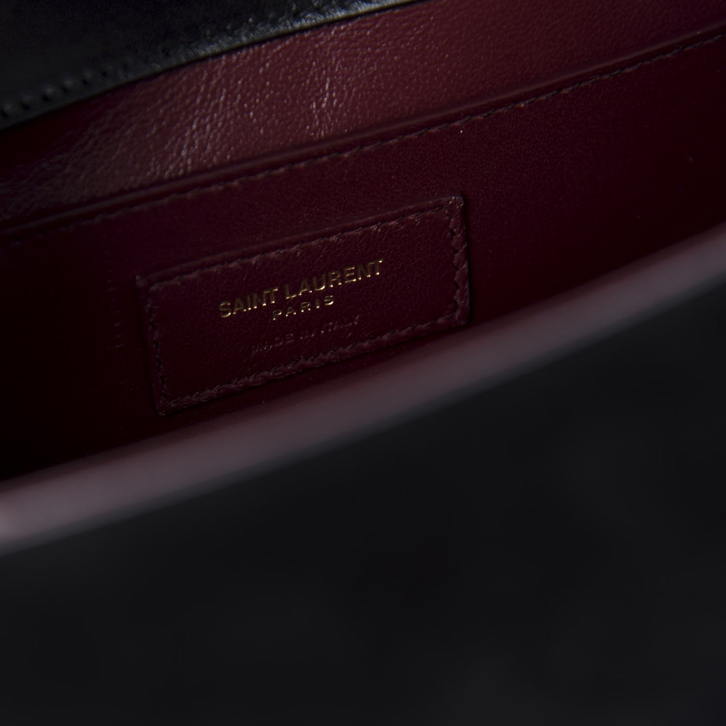Kid Scamosciato Smooth Calfskin Medium Classic Monogram Cassandra Top Handle Black Rouge Legion