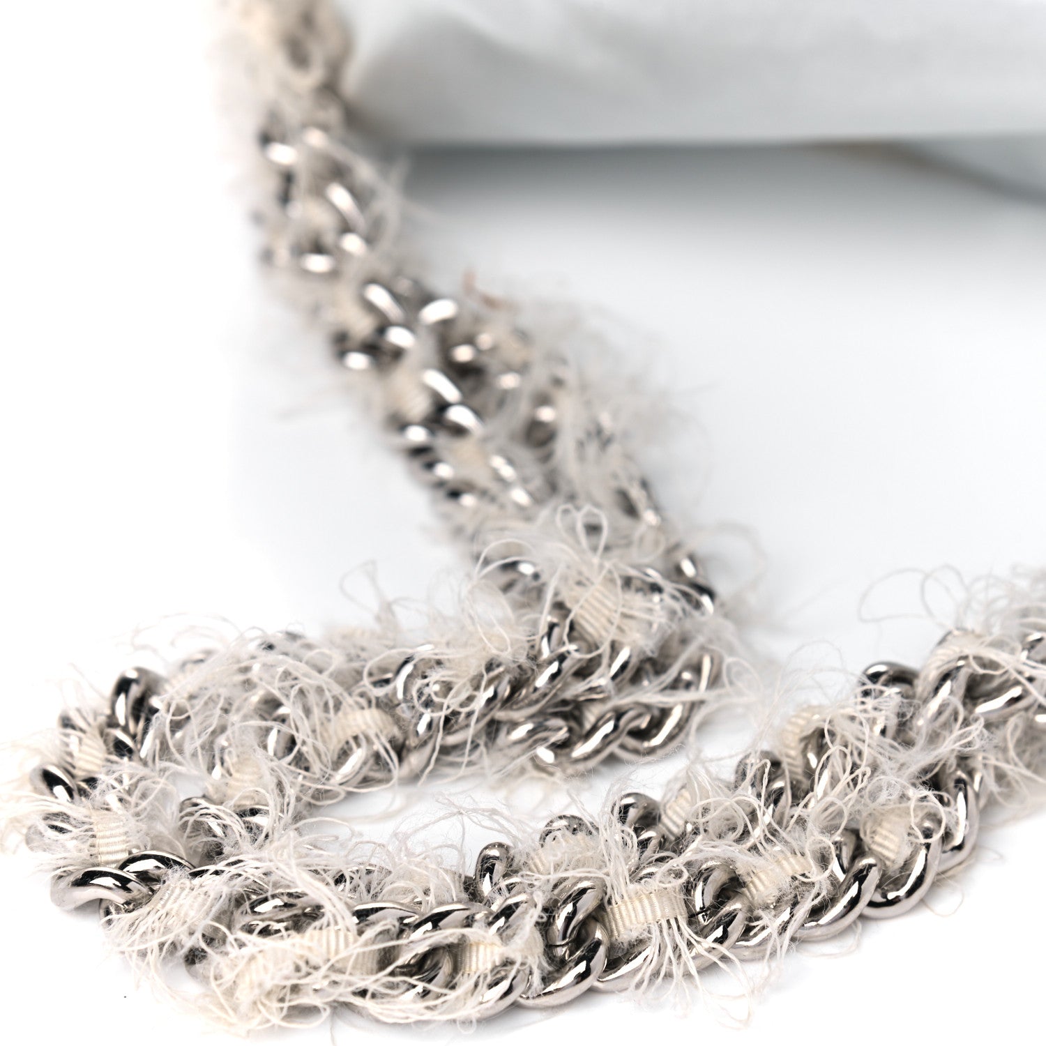 CHANEL 訳あり Chanel Silver PVC Ice Cube Limited Edition Classic Single Flap Bag