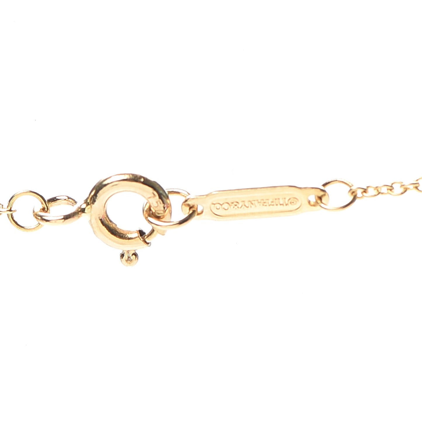 18K Yellow Gold Mini Heart Key Pendant Necklace