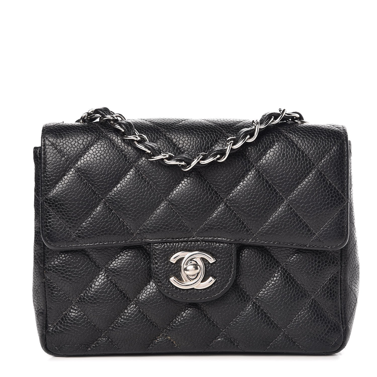 Chanel Caviar Quilted Mini Square Flap Black 1 of 10