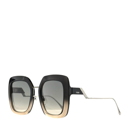 Fendi Square Sunglasses FF 0317/S Black Grey 1 of 8