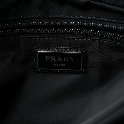 Prada Tessuto Nylon Saffiano Belt Bag Black 7 of 11