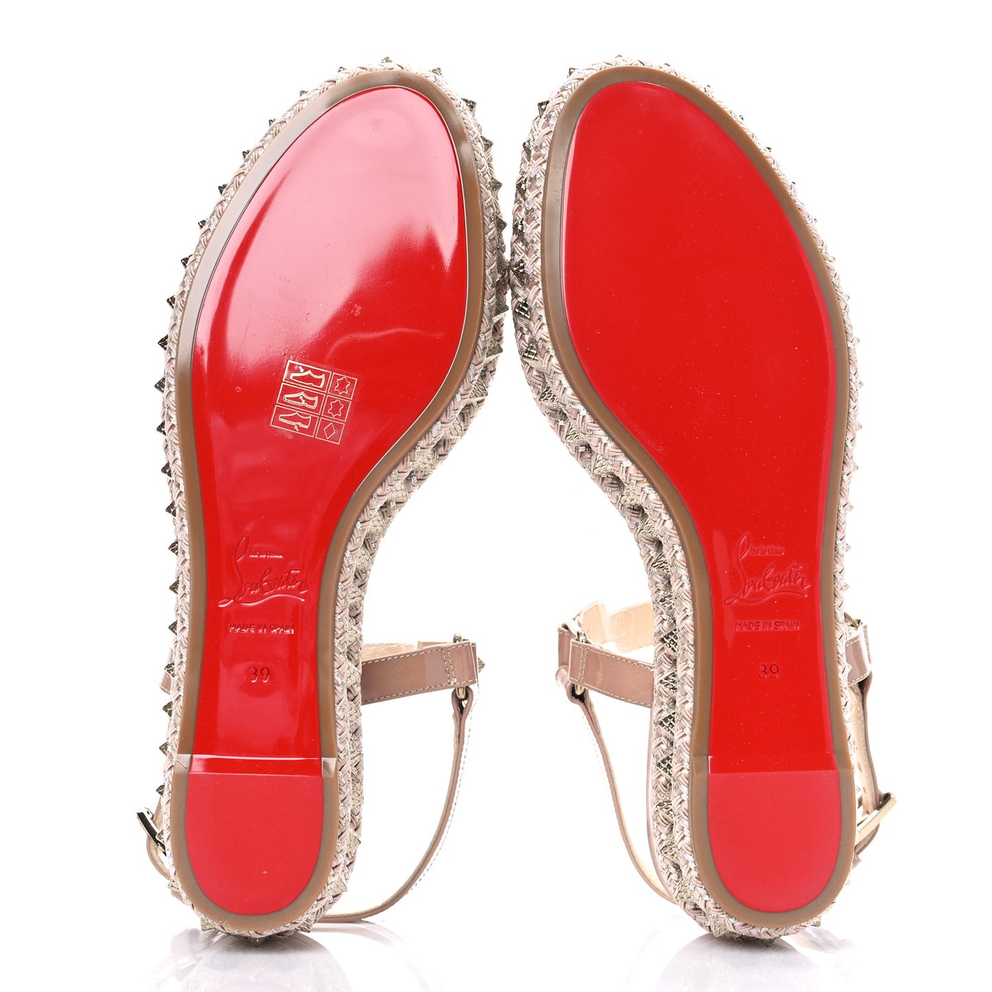 Calfskin Cubiste Pyraclou 60 Platform Sandals 39 Nude