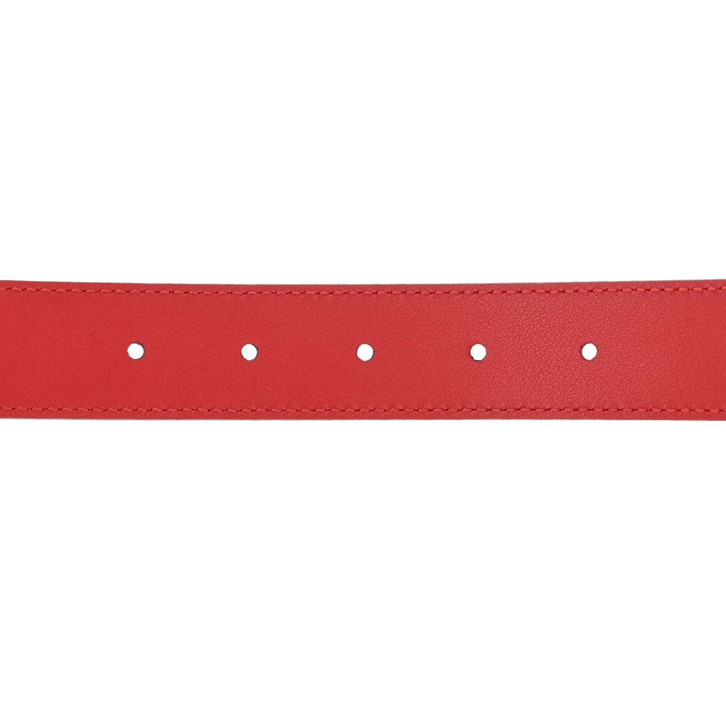 Moon Calfskin Double G 30mm Belt Red