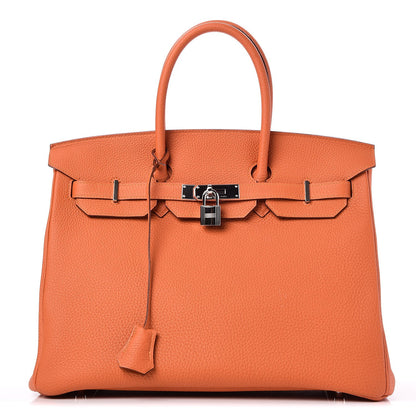 Hermes Togo Birkin 35 Orange 1 of 35