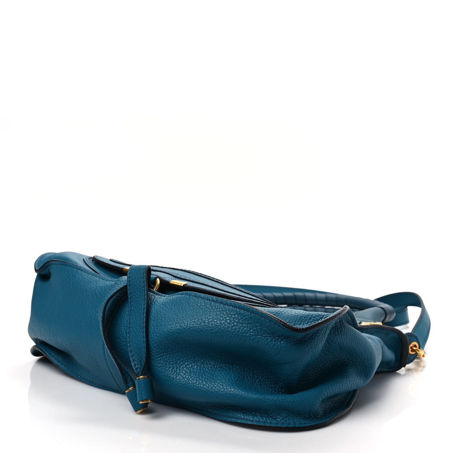 Chloe Calfskin Medium Marcie Satchel Laguna Blue 7 of 7