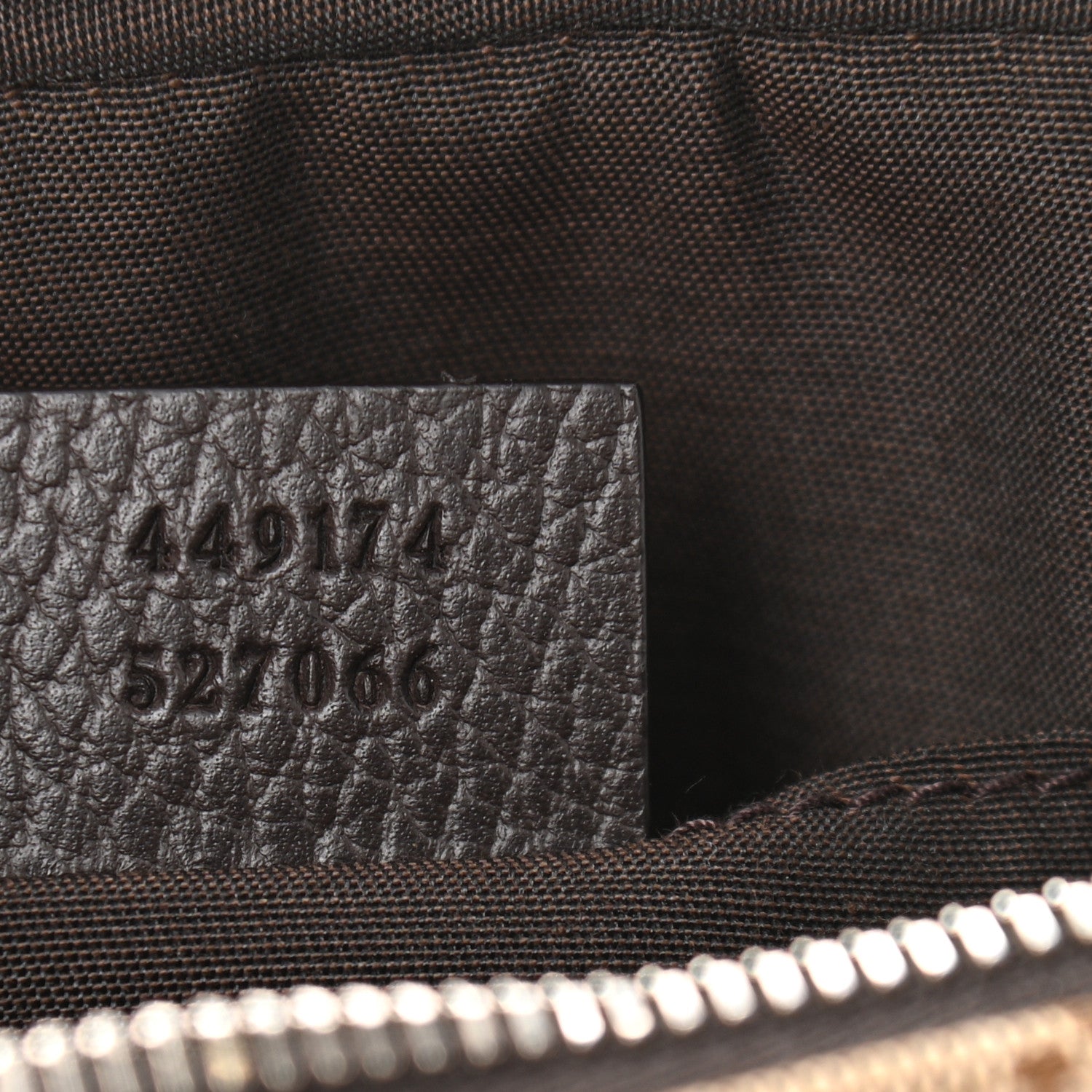 Gucci Monogram Belt Bag Dark Brown 9 of 10