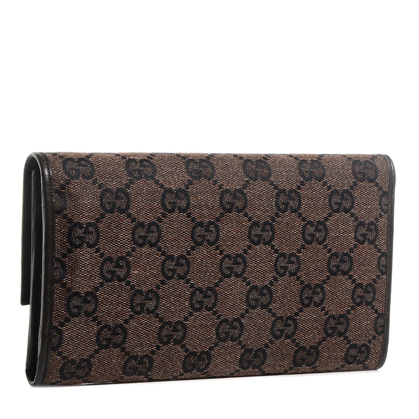 Monogram Denim Signature Continental Wallet Brown