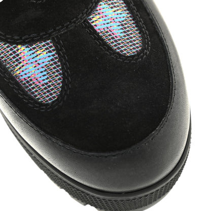 Louis Vuitton Monogram LV Pop Suede Calfskin Laureate Platform Desert Boots 38.5 Blue 10 of 10