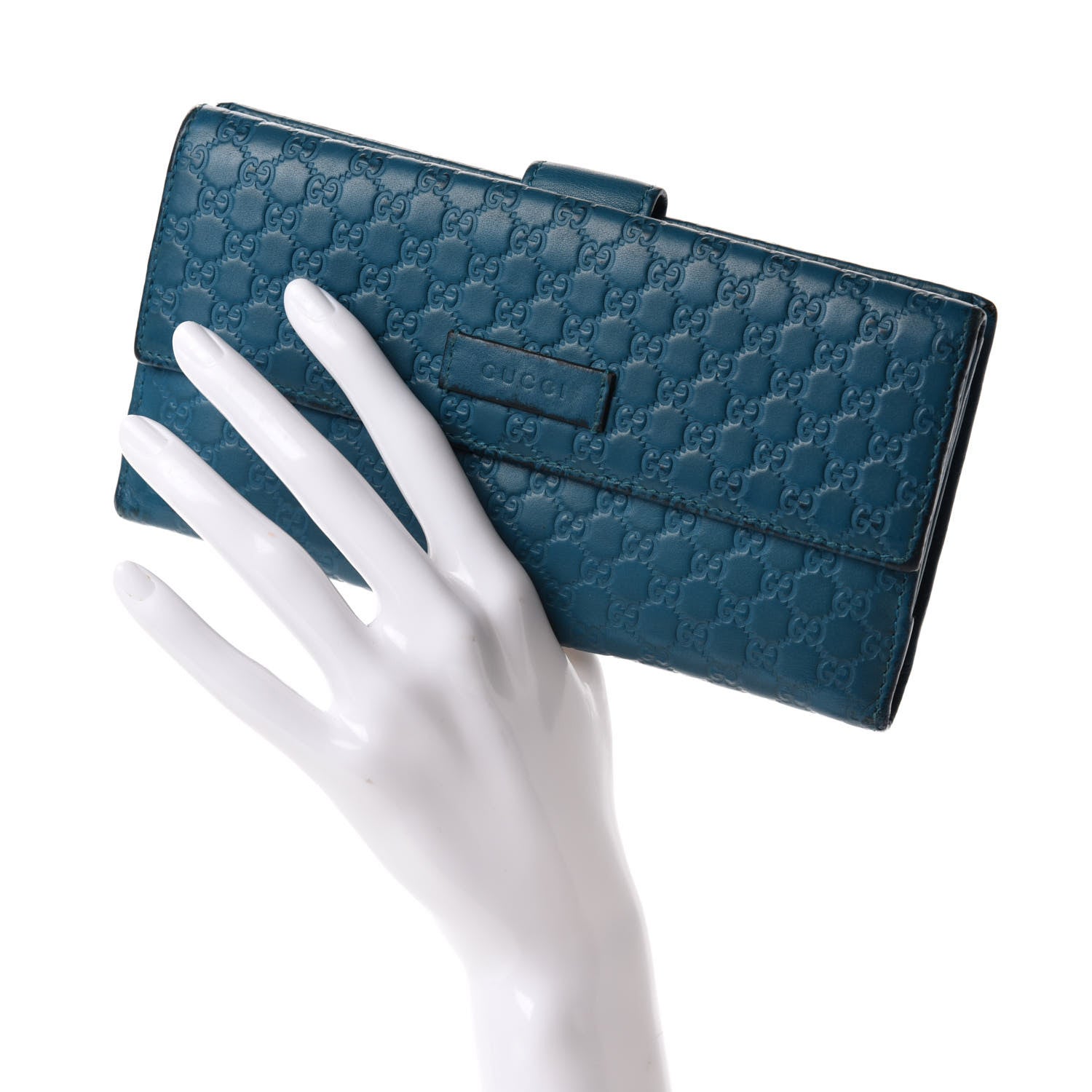 Gucci Microguccissima Continental Flap Wallet Deep Cobalt 2 of 8