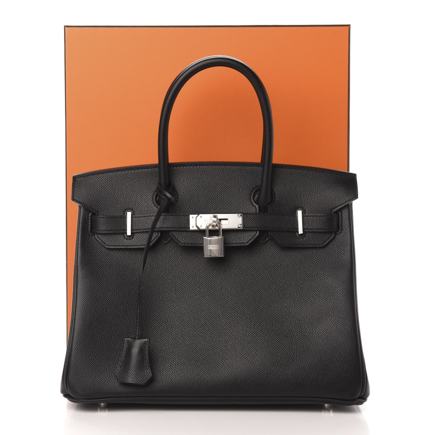 Epsom Birkin 30 Black