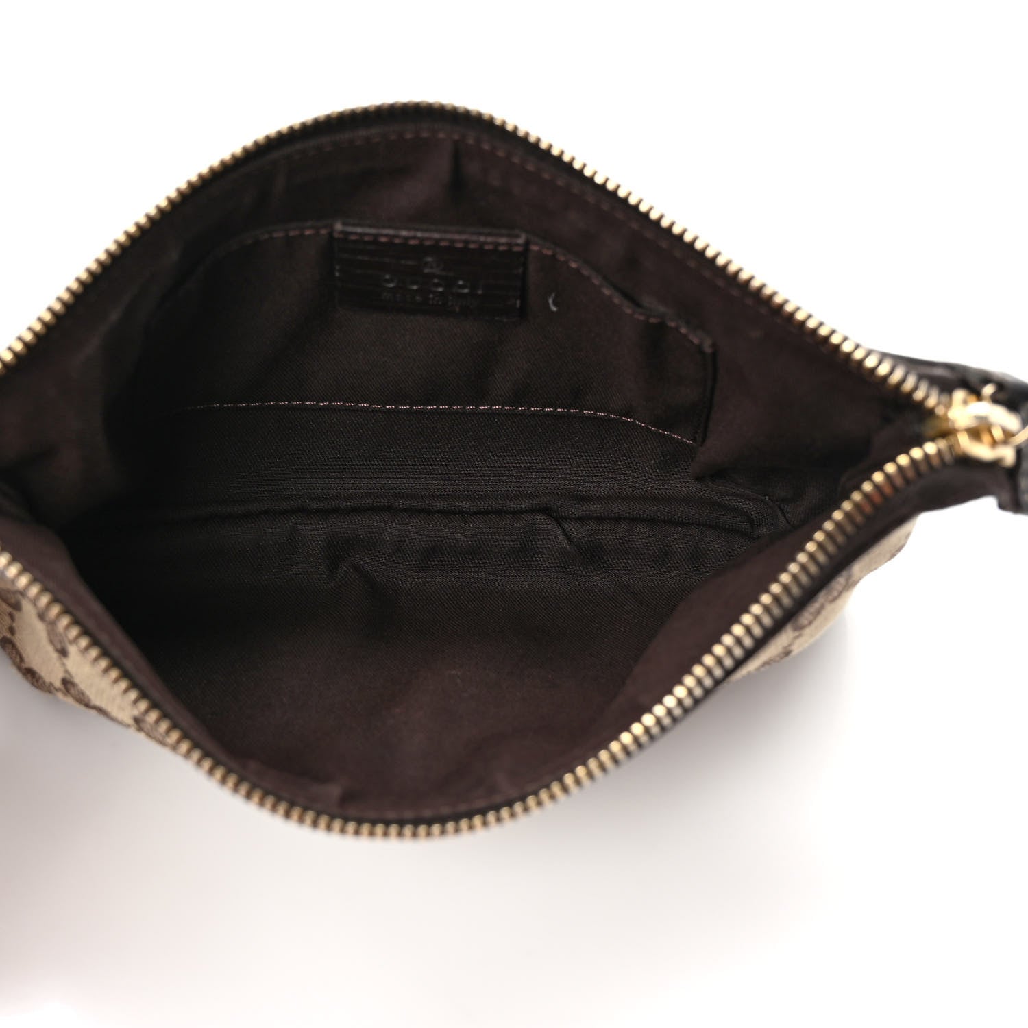 Gucci Monogram Jolicoeur Wristlet Dark Brown 5 of 9