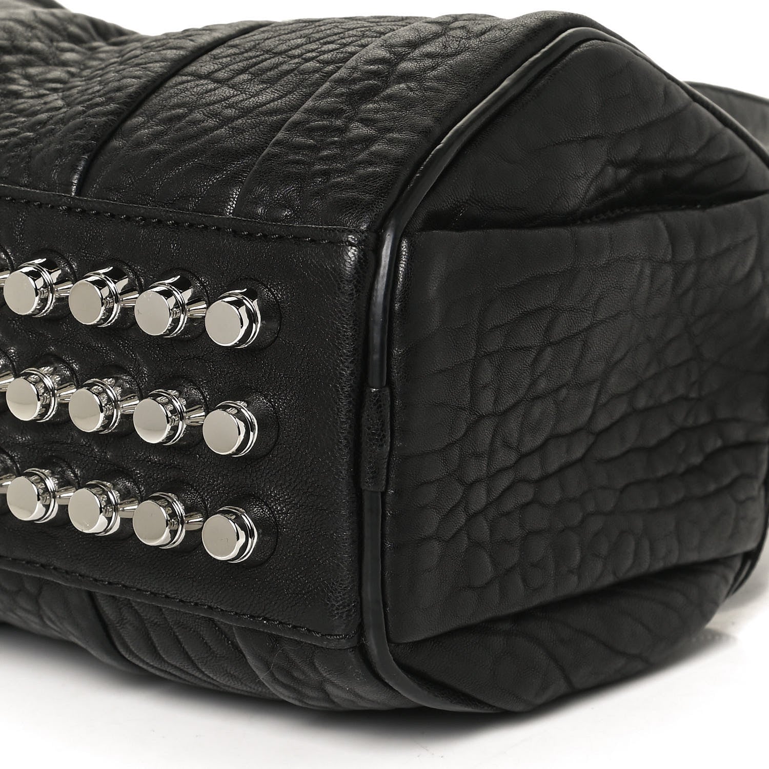 Alexander Wang Pebbled Lambskin Rockie Black Rhodium Hardware 8 of 8