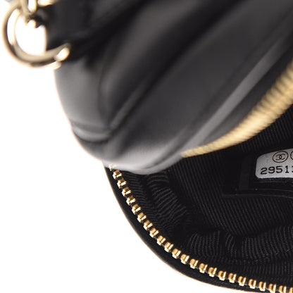 Chanel Lambskin Quilted Waist Bag Black 10 of 12