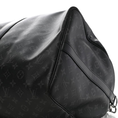 Louis Vuitton Monogram Eclipse Keepall Bandouliere 55 9 of 9