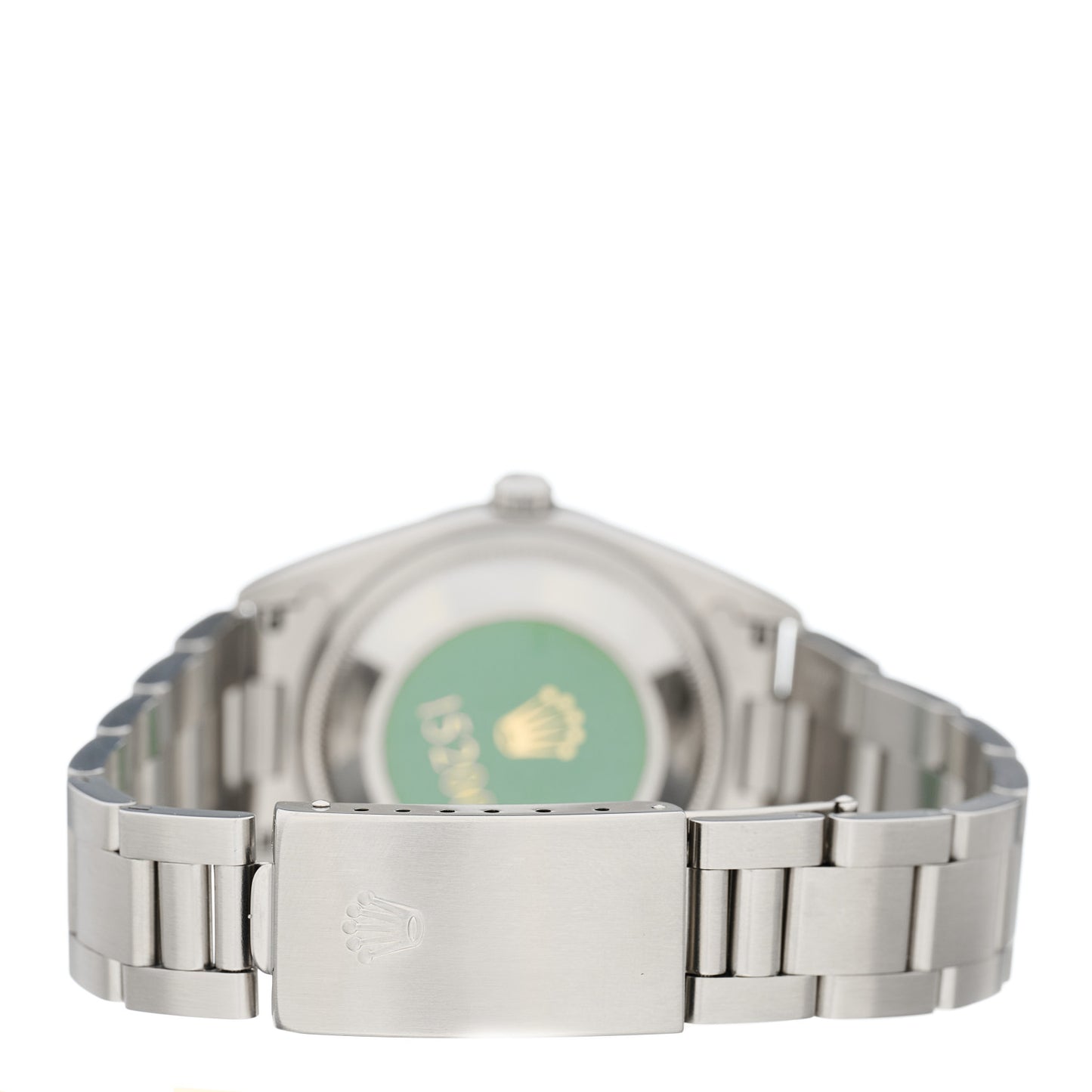 Stainless Steel 34mm Oyster Perpertual Date Watch Silver 15200