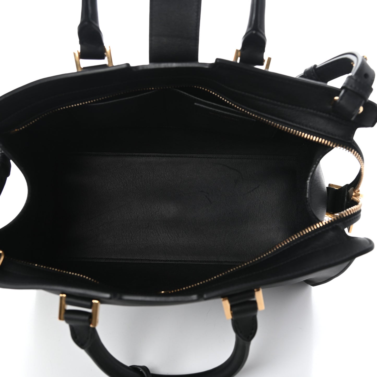 Calfskin Small Classic Y Cabas Black