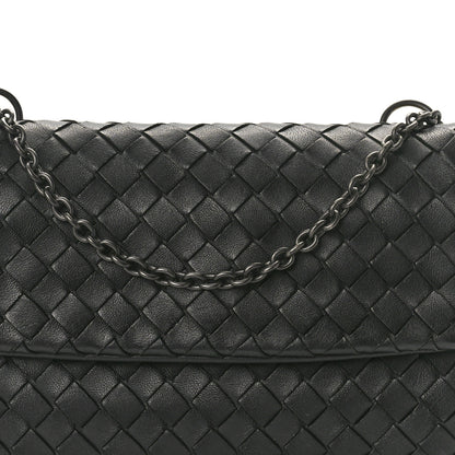 Bottega Veneta Nappa Intrecciato Mini Chain Messenger Black 9 of 13
