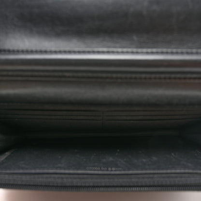 Chanel Calfskin Chain 20s Signe Wallet on Chain WOC Black 5 of 12