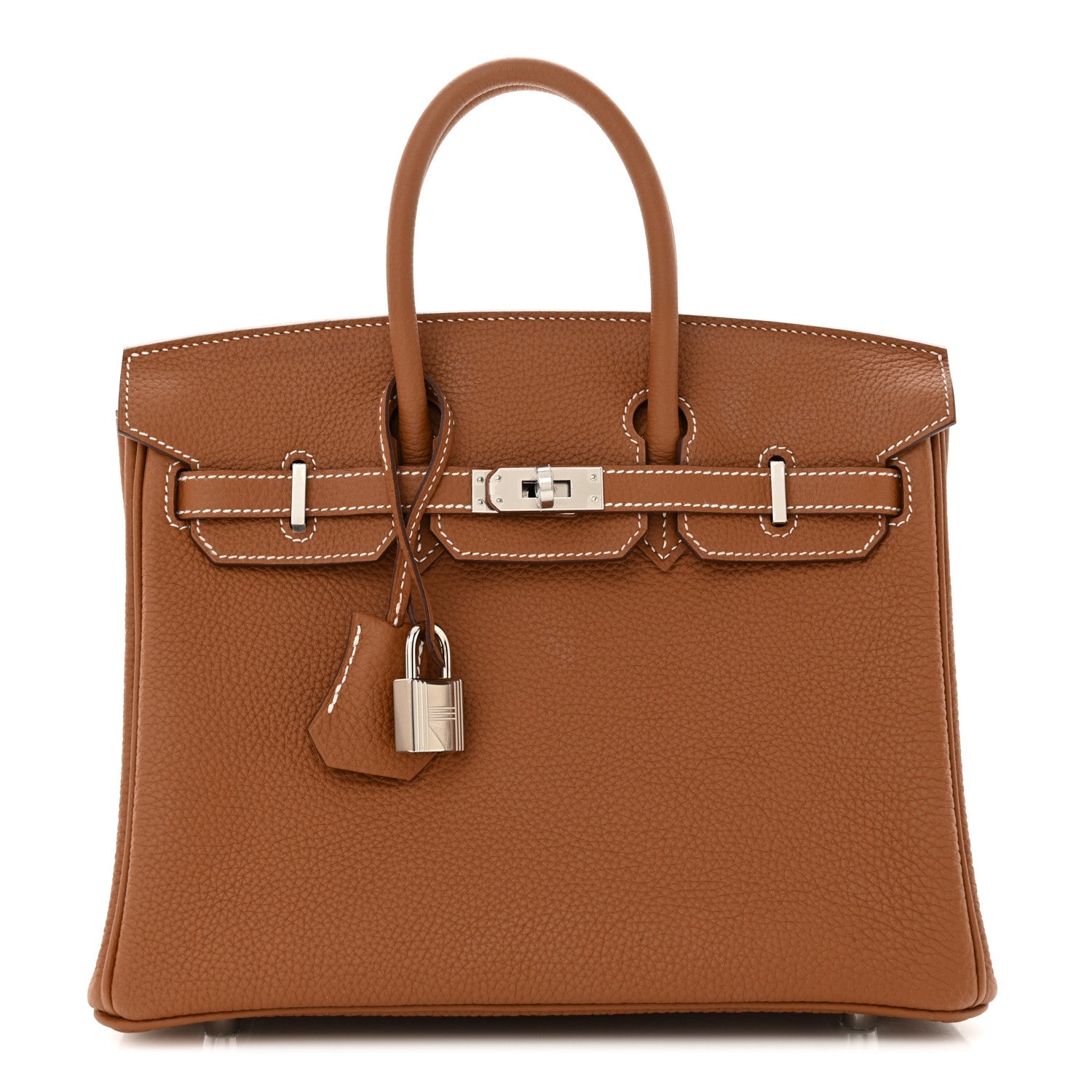 Hermes Togo Birkin 25 Gold 1 of 11