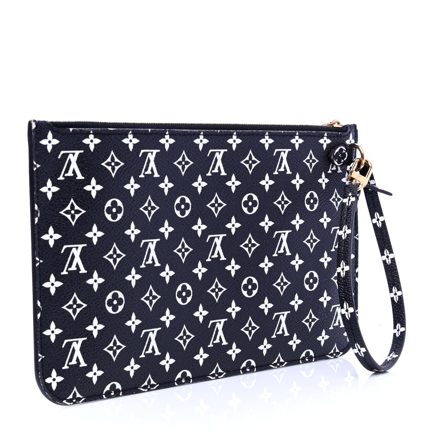 Louis Vuitton Monogram Giant Jungle Neverfull MM GM Pochette Black 2 of 4