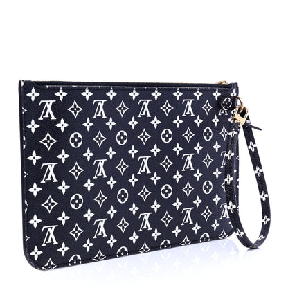 Louis Vuitton Monogram Giant Jungle Neverfull MM GM Pochette Black 2 of 4