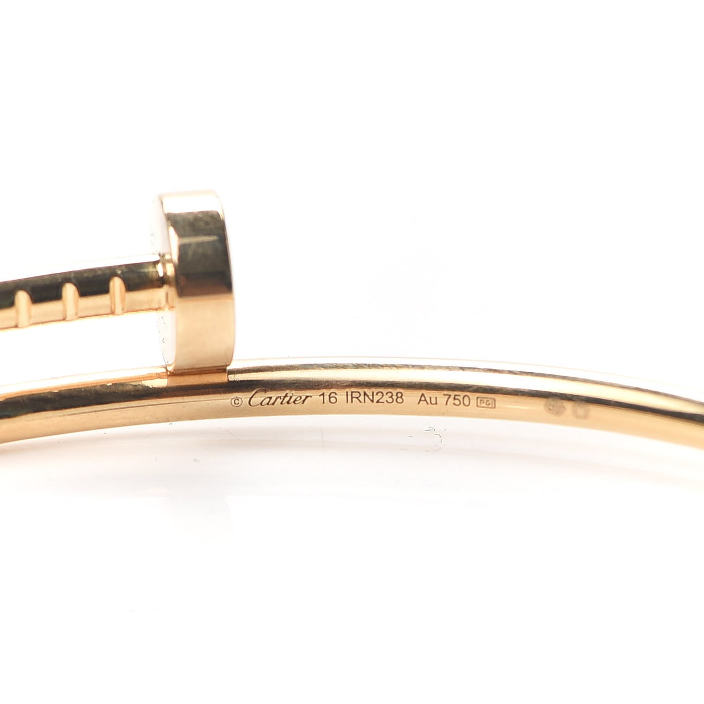 18K Yellow Gold Small Juste Un Clou Bracelet 16