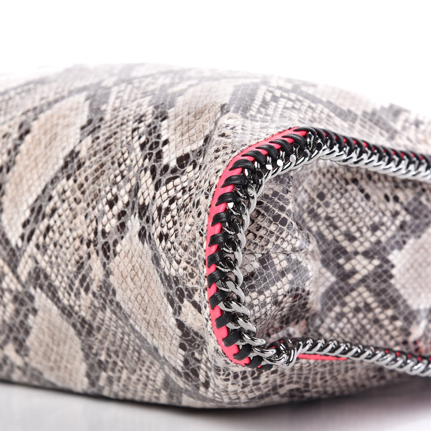 Stella McCartney Eco Python Big Falabella Tote Grey 7 of 9