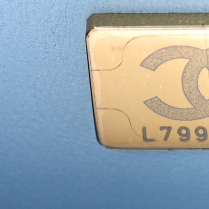 Chanel Lambskin Quilted Mini Rectangular Flap Light Blue 7 of 10