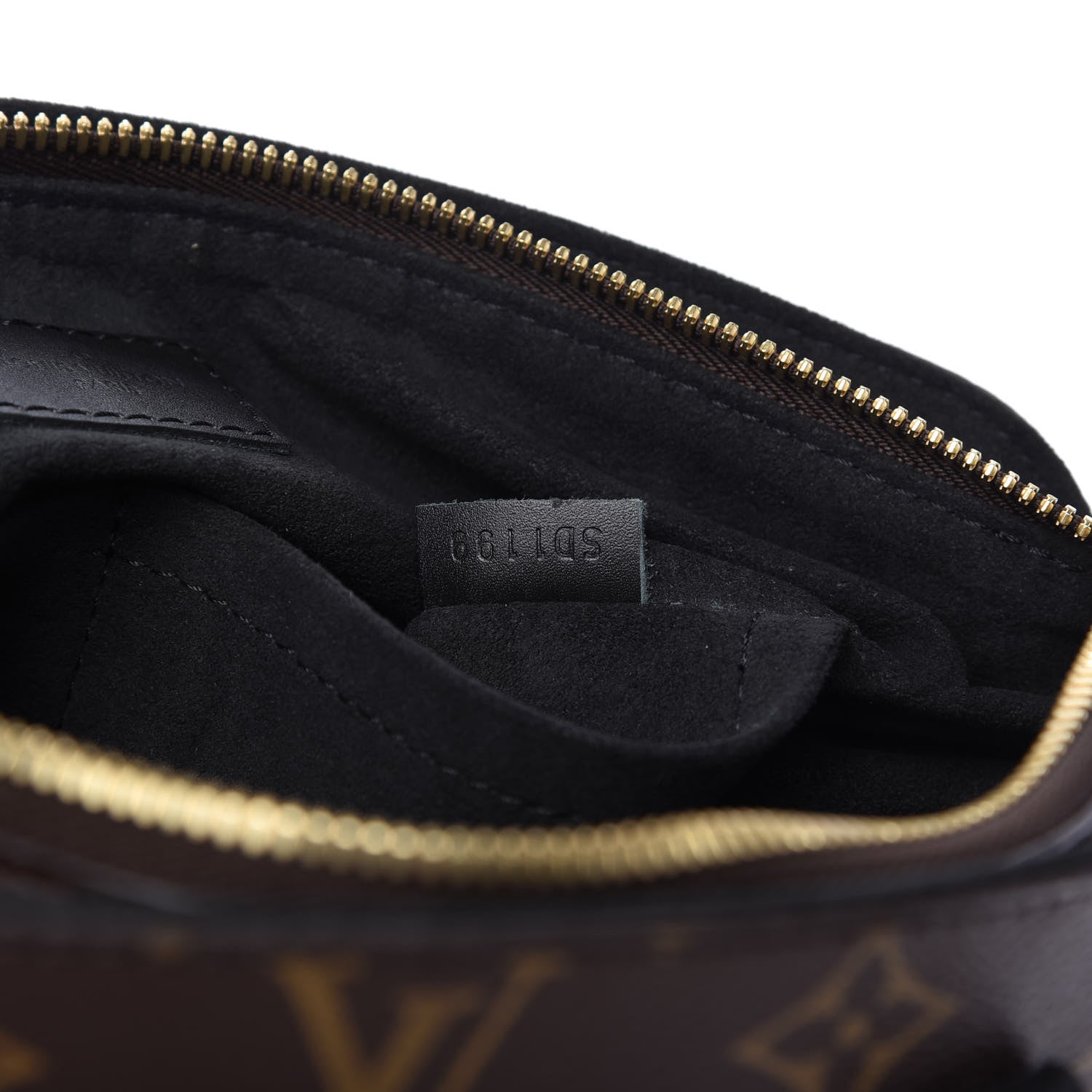 Louis Vuitton Monogram Flower Zipped Tote PM Black 9 of 9