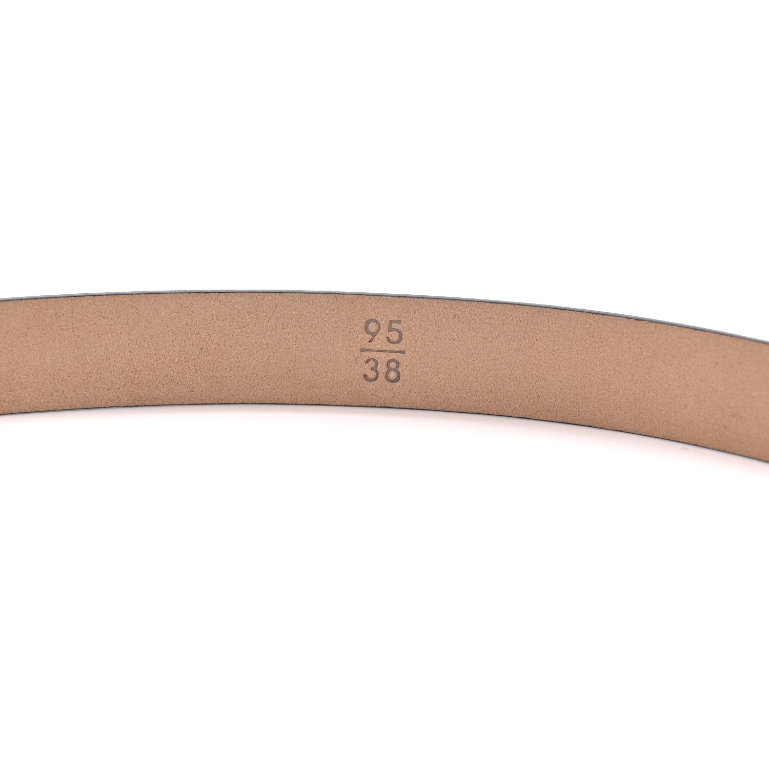 Chanel Striated Patent CC Logo Skinny Belt Dark Grey 4 of 6