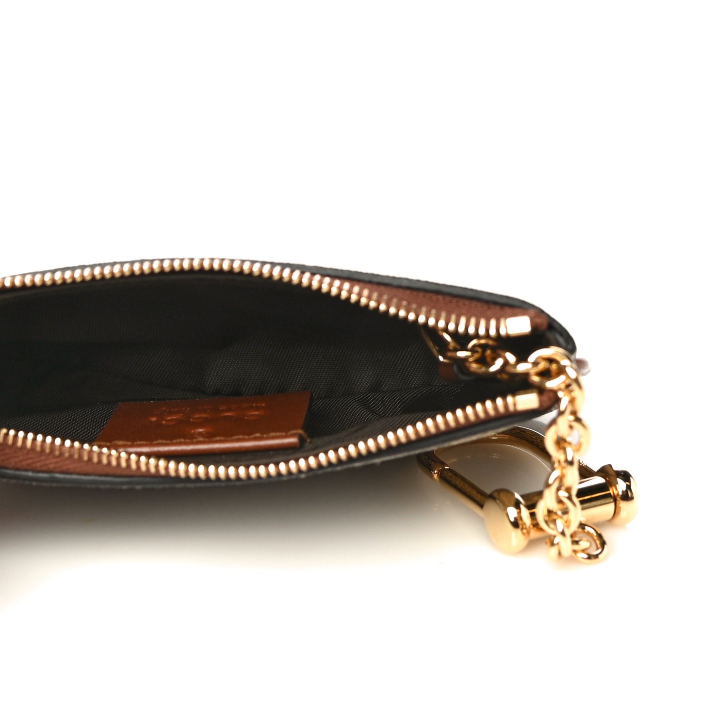 GG Supreme Monogram Key Case Brown